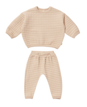 quilted sweater + pant set