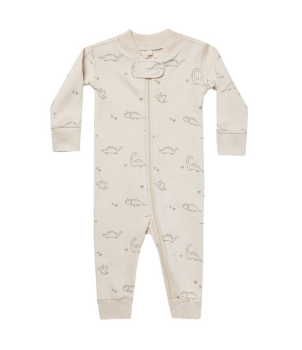 zip long sleeve sleeper || dinos