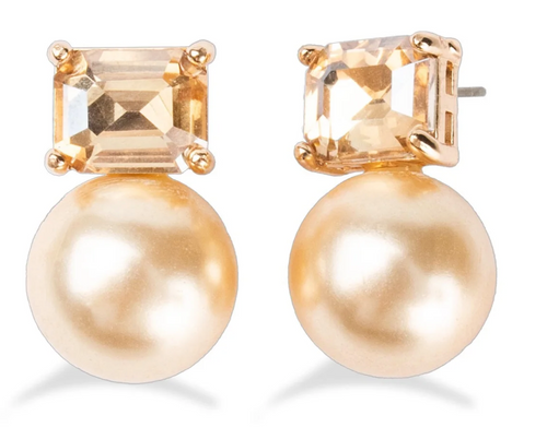 Audrey Pearl Post Earring