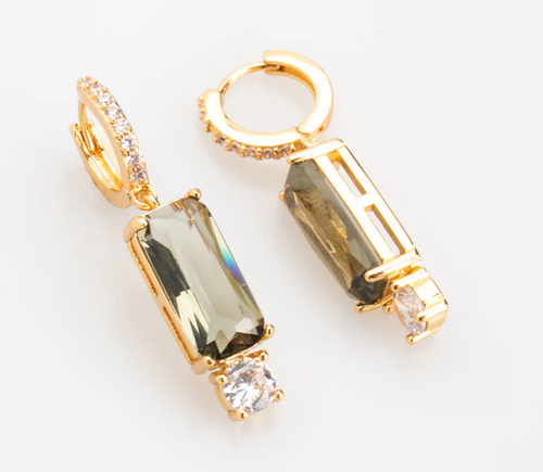 Cleo Crystal Huggie