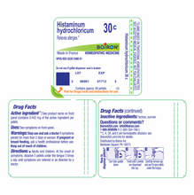 Histaminum Hydrochloricum | Allergy relief