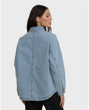 Mix Match Long Sleeve Denim Overshirt