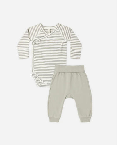 Side Snap Bodysuit + Pant Set