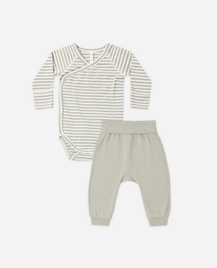 Side Snap Bodysuit + Pant Set