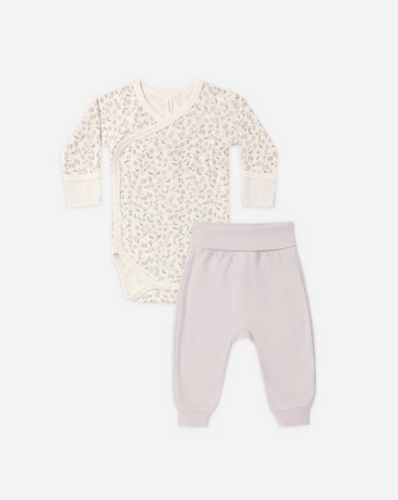 Side Snap Bodysuit + Pant Set | Floret