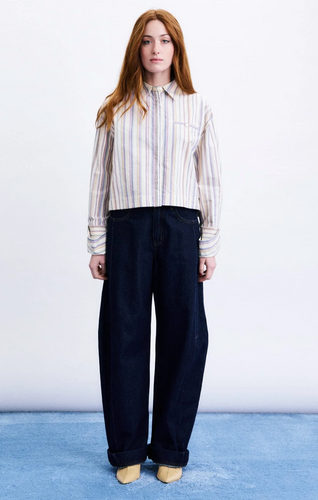 SOKCHO Light Blue Shirt