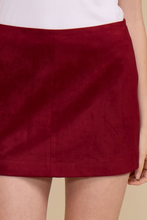 Lian Mini Faux Suede Skirt