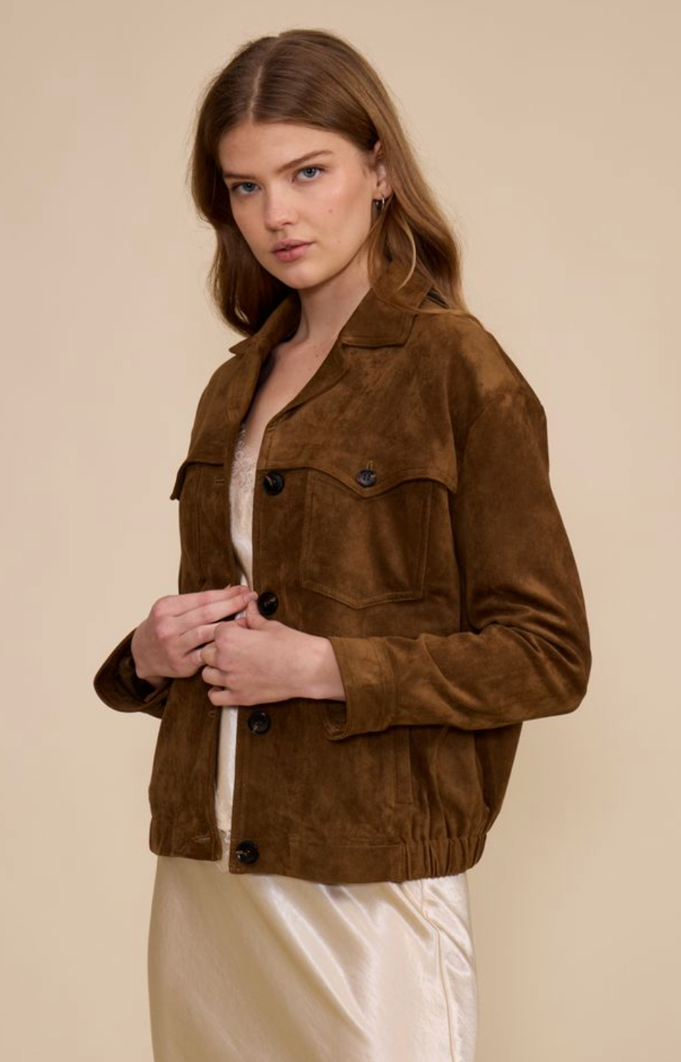 Henry Faux Suede Jacket
