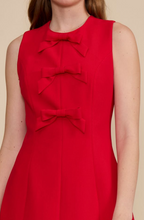 Eva Bow Mini Dress