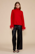 Clark Feather Trim Sweater