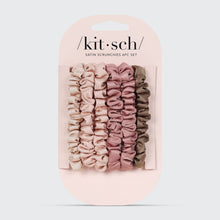 Ultra Petite Satin Scrunchies 6pc | Terracotta