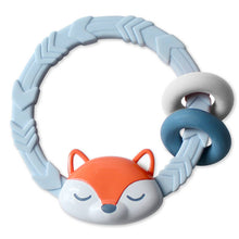Ritzy Rattle™ Silicone Teether Rattles  | Highland Cow