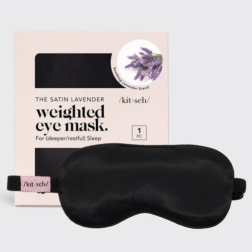 Weighted Satin Eye Mask | Lavender