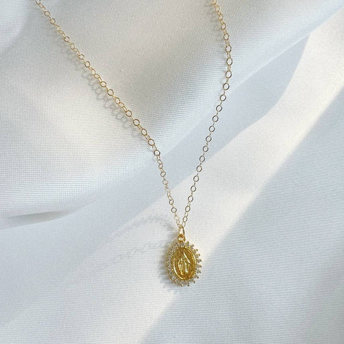 Blessed Mother Virgin Mary Necklace