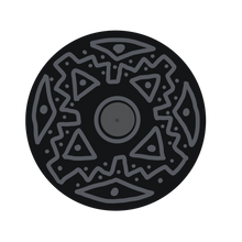 Chuculanas Ceramics Palo Santo Holder Black Matte | Geometric