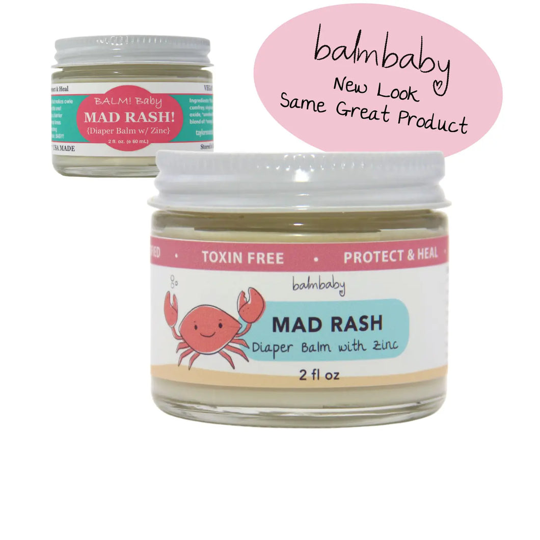 Mad Rash! Diaper Balm w/ Zinc