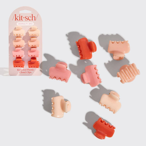 Assorted Cherry Blossom Recycled Mini Cloud Clips| 8pc Set