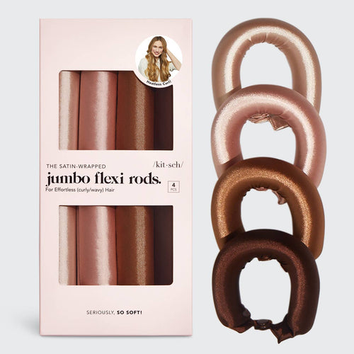 Satin Jumbo Flexi Rods | 4 pc