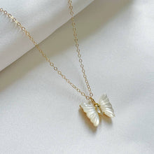 Brynn Butterfly Mother of Pearl Necklace