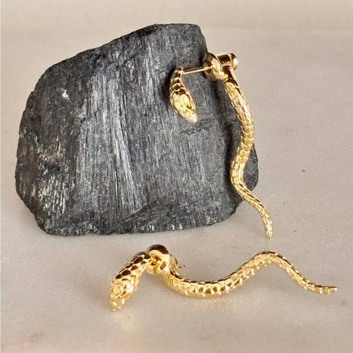 Cleo Serpent Earrings