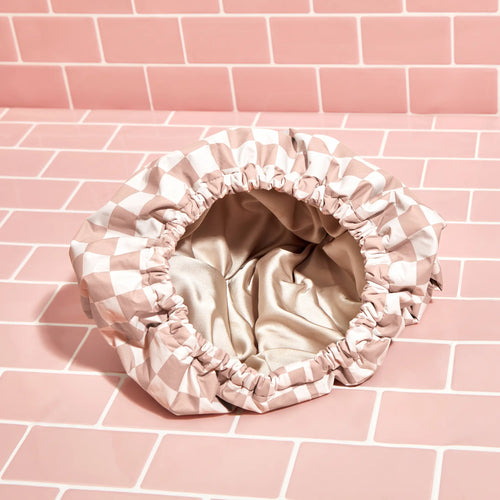 Satin Lined Flexi Shower Cap