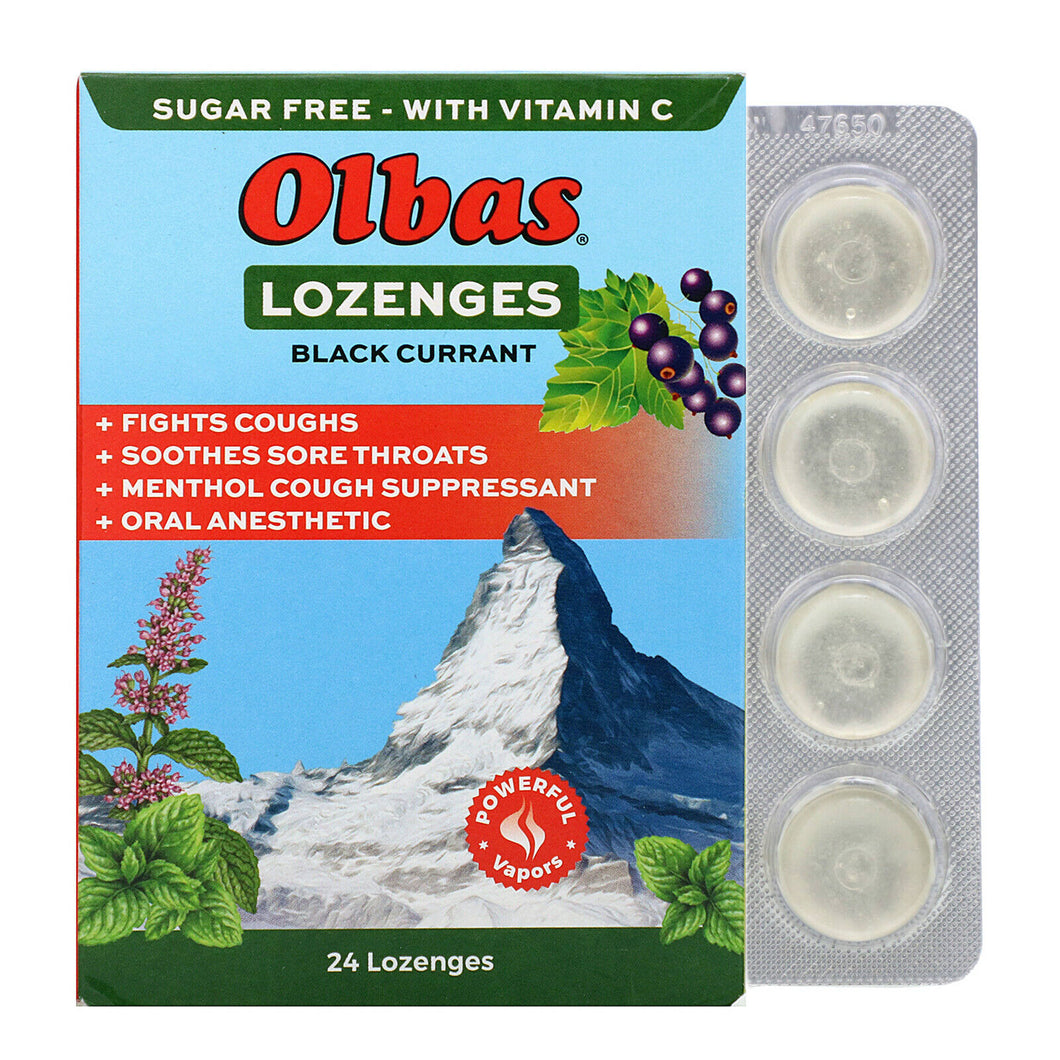 Lozenges, Black Currant - Sugar Free - With Vitamin C