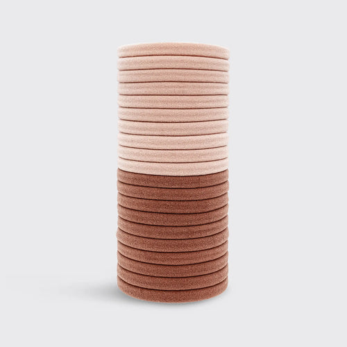 Nylon Elastics | Blush | 20pc