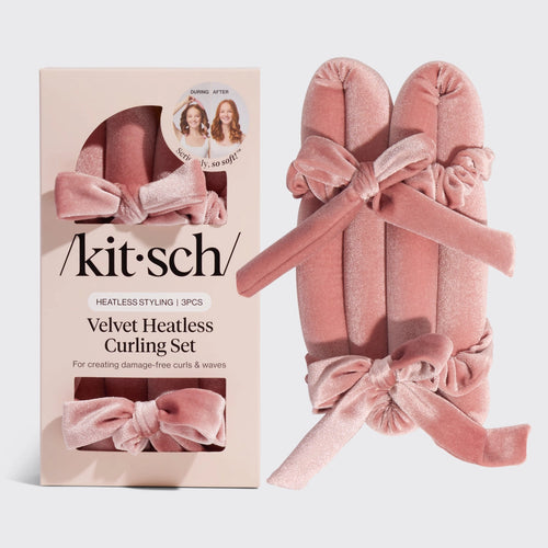 Velvet Heatless Curling Set | Terracotta
