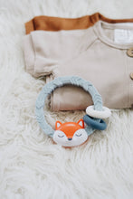 Ritzy Rattle™ Silicone Teether Rattles  | Highland Cow