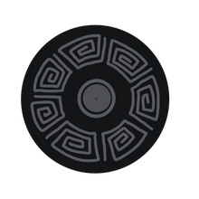 Chuculanas Ceramics Palo Santo Holder Black Matte | Geometric