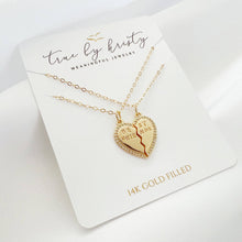 Bestie Best Friend Necklace, Set of 2