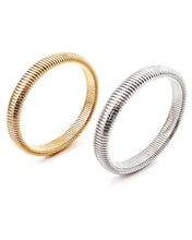 Baia Thin Coil Bangle Bracelet