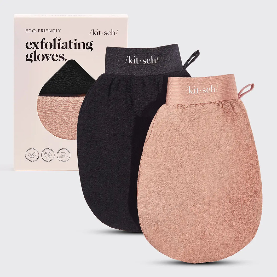 Exfoliating Body Glove | Black & Terracotta