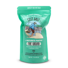 Fine Ground Celtic Sea Salt- 1lb (16oz) Resealable Bag