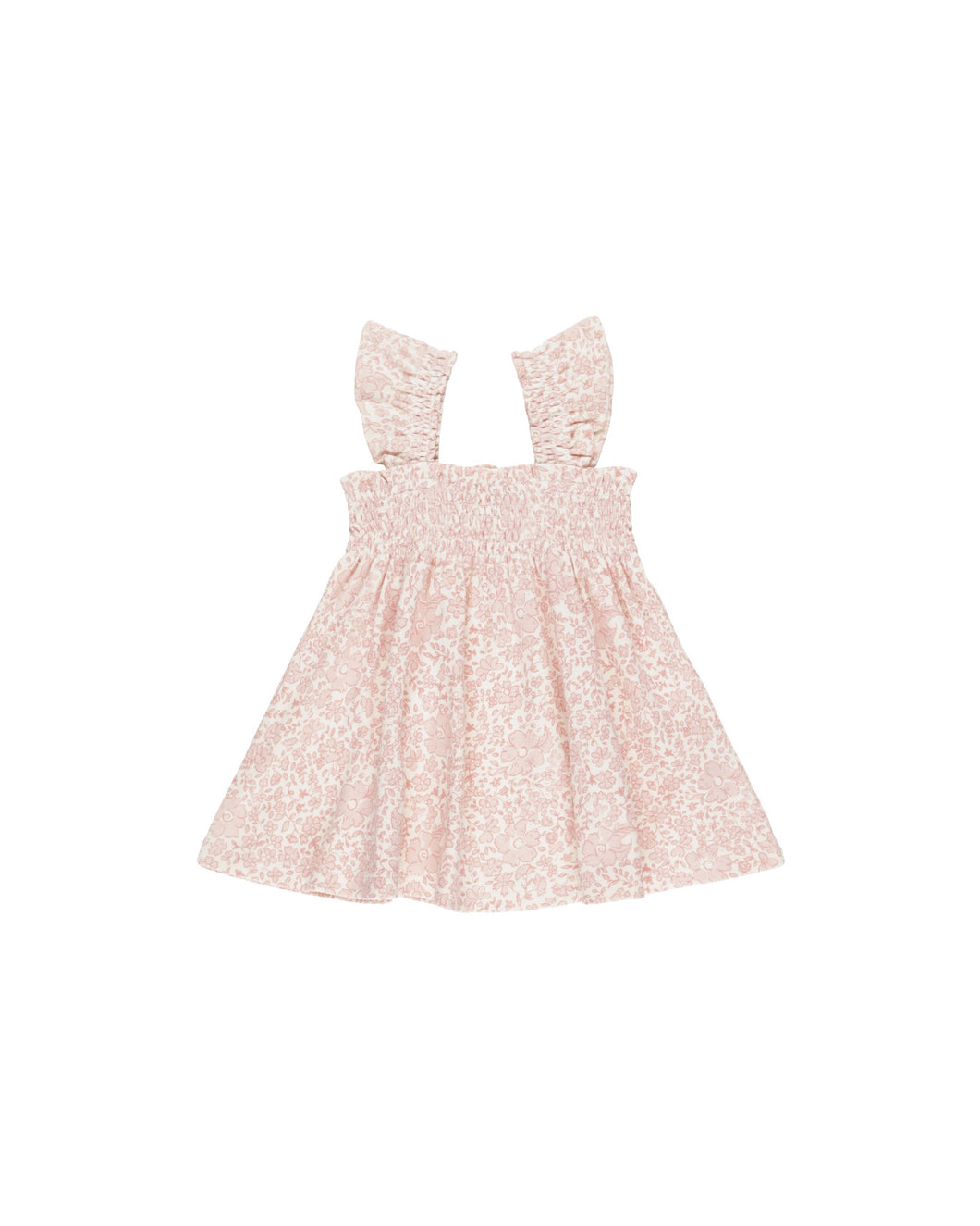 The Pink Blossom Smocked Jersey Dress
