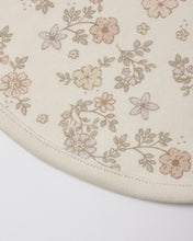 Jersey Snap Bib 2pk  || Bunnies + Almond Stripe, Floral Vine + Dusty Rose | QMA076GRTC + QMA076KNIP