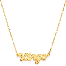 Zodiac Script Necklaces