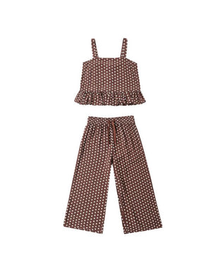 Kayli Set | Kids | Chocolate Polka Dot