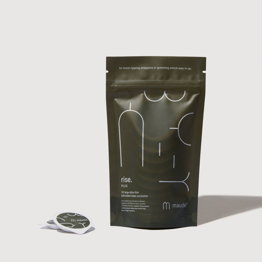 Maude - Rise PLUS - Latex Condoms