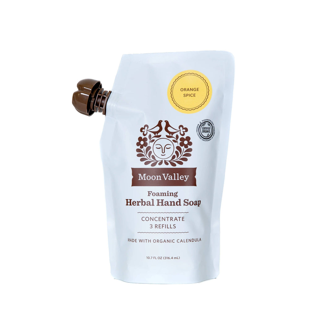 Moon Valley Organics - Orange Spice Foaming Herbal Hand Soap Concentrate