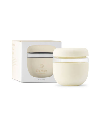 Porter Glass Bowl - 24oz - Cream
