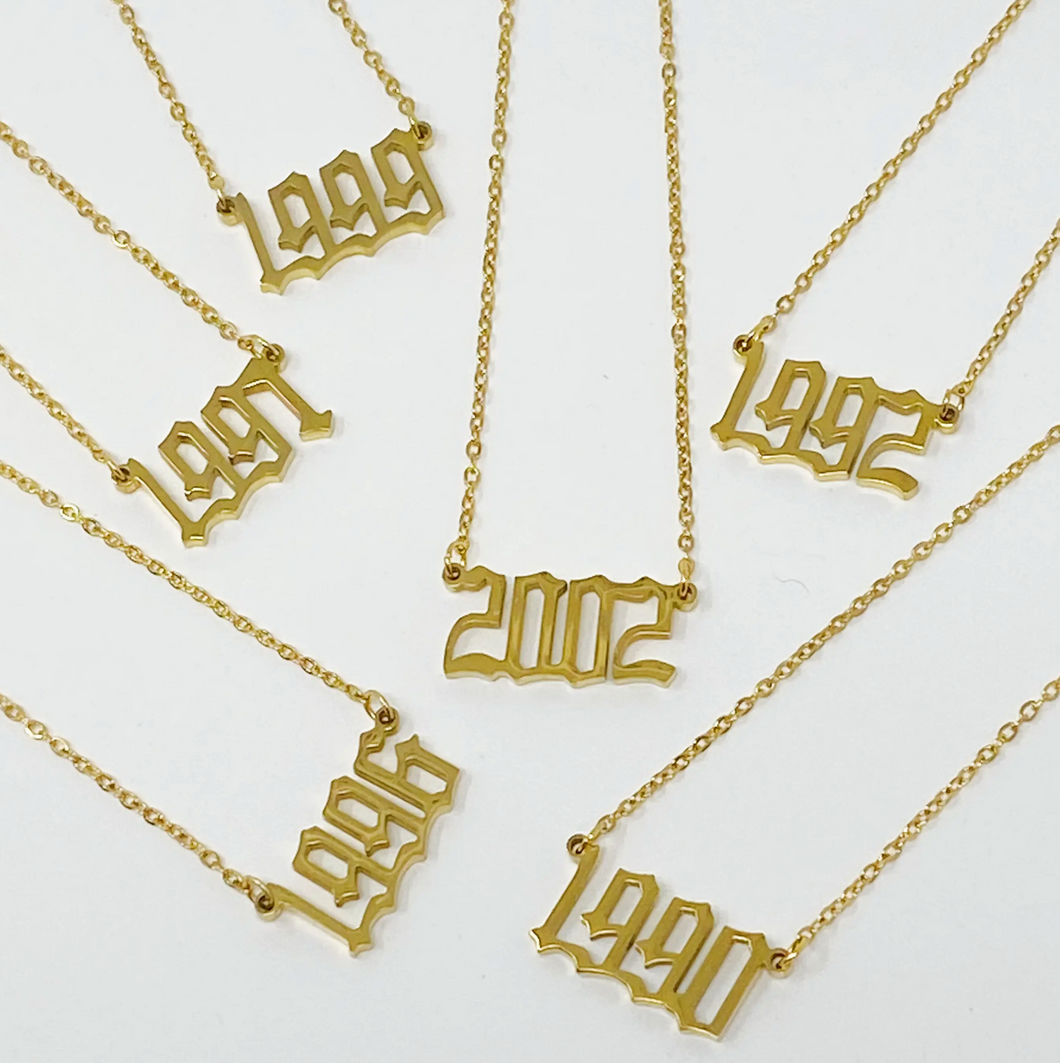 Birth Year Necklace