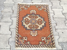 Small Turkish Vintage Rug