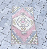 Small Turkish Vintage Rug