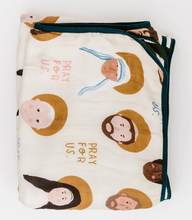 Deluxe Muslin Quilt | Christian Gift Baby Blanket | Catholic