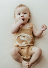 Yin & Yang  Knitted Romper - Fawn