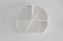 Silicone Suction Plate With Lid and Spoon