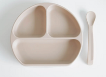Silicone Suction Plate With Lid and Spoon