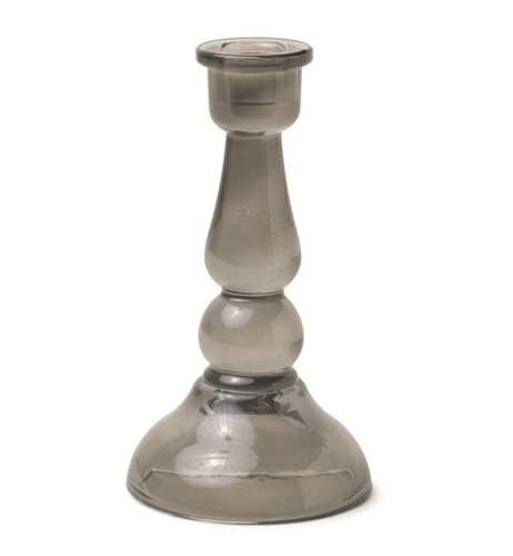 TALL GLASS TAPER HOLDER