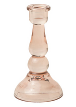 TALL GLASS TAPER HOLDER